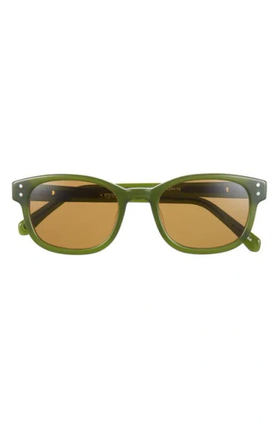 Eyebobs Biff 52mm Square Reading Glasses In Green