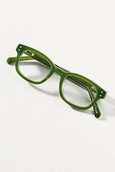 Eyebobs Biff Square Readers In Green