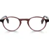 Eyebobs Board Stiff 43mm Round Reading Glasses In Brown