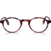 Eyebobs Board Stiff 43mm Round Blue Light Blocking Glasses In Multi