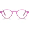Eyebobs Board Stiff 43mm Round Reading Glasses In Milky Pink
