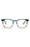 Eyebobs Boardroom 50mm Reading Glasses In Teal Multi/clear