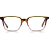 Eyebobs C Suite 50mm Square Reading Glasses In Multi