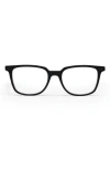 Eyebobs C Suite 50mm Square Reading Glasses In Matte Black