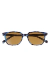 Eyebobs C Suite 50mm Square Reading Glasses In Robin's Egg Tortoise/brown