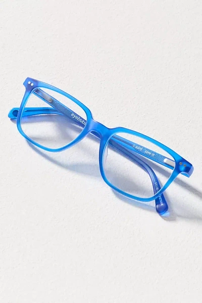Eyebobs C Suite Square Readers In Blue