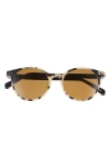 Eyebobs Case Closed 50mm Polarized Round Sunglasses