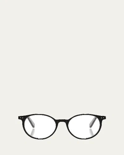 Eyebobs Case Closed Plaid Acetate Reading Glasses In Black