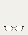 Eyebobs Case Closed Plaid Acetate Reading Glasses In Orange
