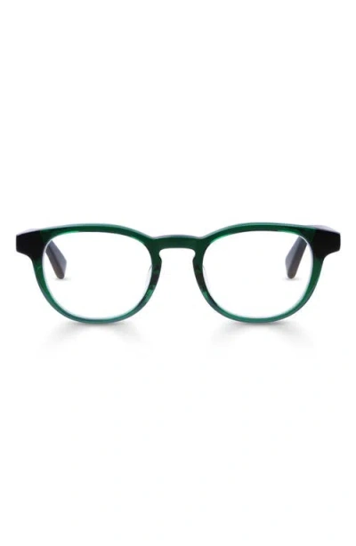 Eyebobs Clearly 46mm Round Reading Glasses In Green