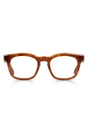 Eyebobs Humble Narrator 49mm Small Square Reading Glasses In Caramel Tortoise