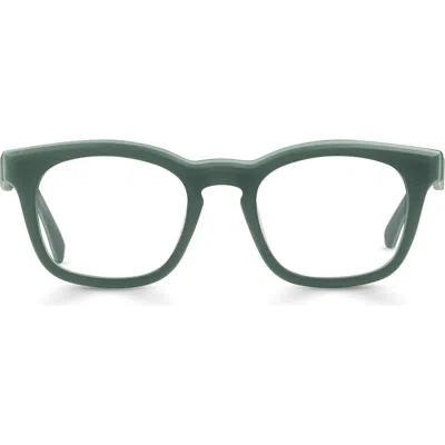 Eyebobs Humble Narrator 50mm Reading Glasses In Matte Sage Green