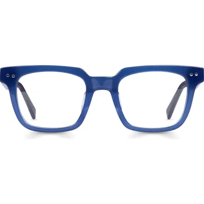 Eyebobs In Cahoots 47mm Square Reading Glasses In Blue