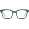 Eyebobs In Cahoots 47mm Square Reading Glasses In Green