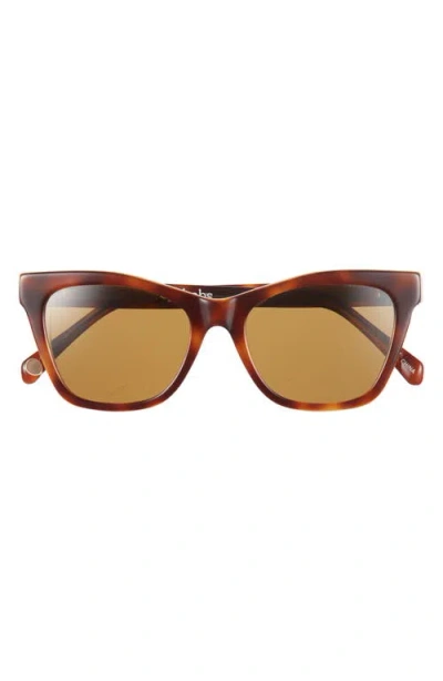 Eyebobs Kitten Around 50mm Polarized Cat Eye Reader Sunglasses In Brown