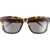 Eyebobs Kvetcher 53mm Square Polarized Sunglasses In Tortoise Black