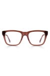 Eyebobs Kvetcher 53mm Square Reading Glasses In Hickory Brown Crystal
