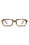 Eyebobs Mogul 50mm Rectangular Reading Glasses In Tortoise/gold