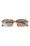 Eyebobs Mogul 50mm Small Polarized Rectangular Sunglasses In Multi