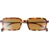 Eyebobs Mogul 50mm Small Polarized Rectangular Sunglasses In Multi
