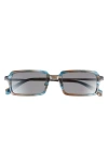 Eyebobs Mogul 50mm Small Polarized Rectangular Sunglasses In Multi