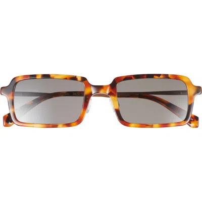 Eyebobs Mogul 50mm Small Polarized Rectangular Sunglasses In Tortoise/gold/grey
