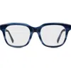 Eyebobs Nomad 50mm Blue Light Blocking Square Reading Glasses In Blue