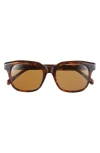 Eyebobs Nomad 50mm Square Reader Sunglasses In Brown