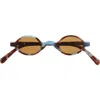 Eyebobs Old Money 36mm Small Round Reader Sunglasses In Multi