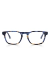 Eyebobs Old Sport 48mm Rectangular Reading Glasses In Blue Tortoise