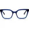 Eyebobs Overlook 50mm Cat Eye Readers In Blue