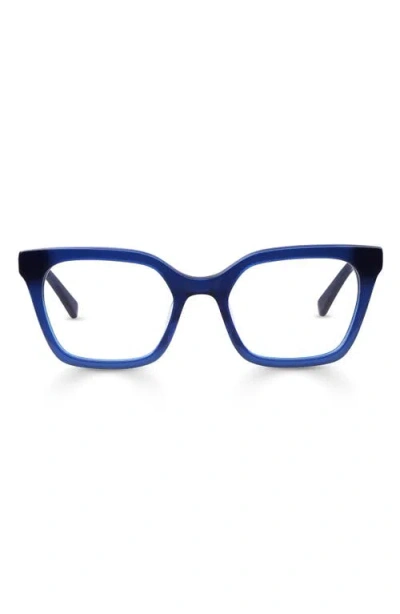 Eyebobs Overlook 50mm Cat Eye Reading Glasses In Blue