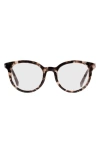 Eyebobs Rush Hour 48mm Blue Light Blocking Round Reading Glasses In Black