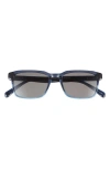 Eyebobs Seymour 52mm Polarized Rectangular Sunglasses In Navy