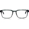 Eyebobs Seymour 52mm Rectangular Blue Light Blocking Glasses In Green