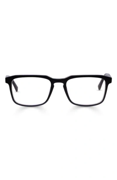 Eyebobs Seymour 52mm Rectangular Reading Glasses In Black