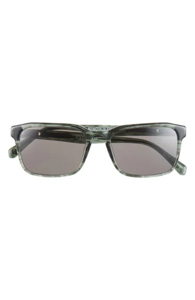 Eyebobs Seymour Glass 52mm Polarized Rectangular Sunglasses In Green