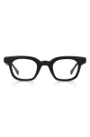 Eyebobs Source Material 43mm Square Reading Glasses In Matte Black