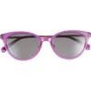 Eyebobs Statuette 51mm Polarized Cat Eye Sunglasses In Purple