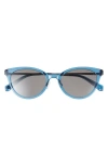 Eyebobs Statuette 51mm Polarized Cat Eye Sunglasses In Blue