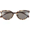 Eyebobs Statuette 51mm Polarized Cat Eye Sunglasses In Multi