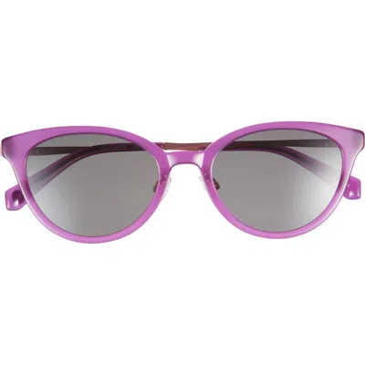 Eyebobs Statuette 51mm Polarized Cat Eye Sunglasses In Lollipop Purple/grey