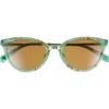 Eyebobs Statuette 51mm Polarized Cat Eye Sunglasses In Blue