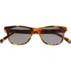 Eyebobs The Director 46mm Small Polarized Square Sunglasses In Gray