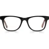 Eyebobs The Director 46mm Square Reading Glasses In Black Pearl Backside