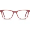 Eyebobs The Director 46mm Square Reading Glasses In Mauve Pink