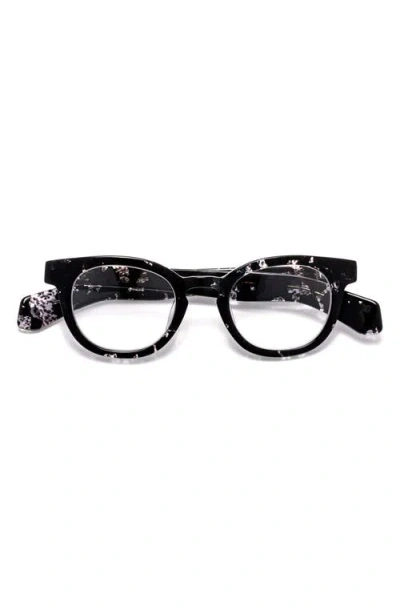 Eyebobs Total Wit 45mm Round Reading Glasses In Black