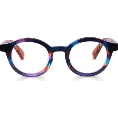 Eyebobs Tv Party 41mm Round Blue Light Blocking Glasses