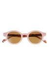 Eyebobs Tv Party 44mm Polarized Round Sunglasses In Pink