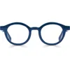 Eyebobs Tv Party 44mm Reading Glasses In Navy Blue